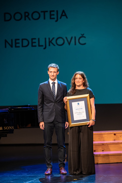 ŽUPAN MARKO ŠANTEJ IN DOROTEJA NEDELJKOVIČ